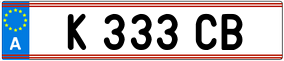 Truck License Plate